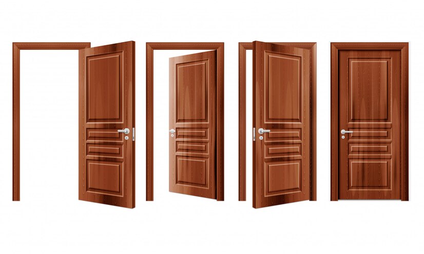 Tipos de portas de madeira