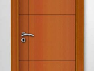 Porta frisada de madeira: elegância e sofisticação para sua casa